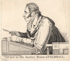 Sir Matthew Wood, 1st Bt ('A view in the Justice Room, Guildhall') NPG D8793