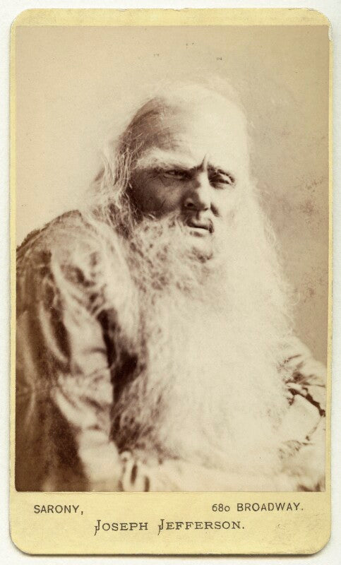 Joseph jefferson as rip van winkle in 'rip van winkle' npg ax18186
