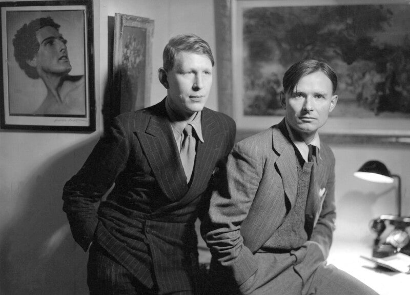 W.H. Auden; Christopher Isherwood NPG x540