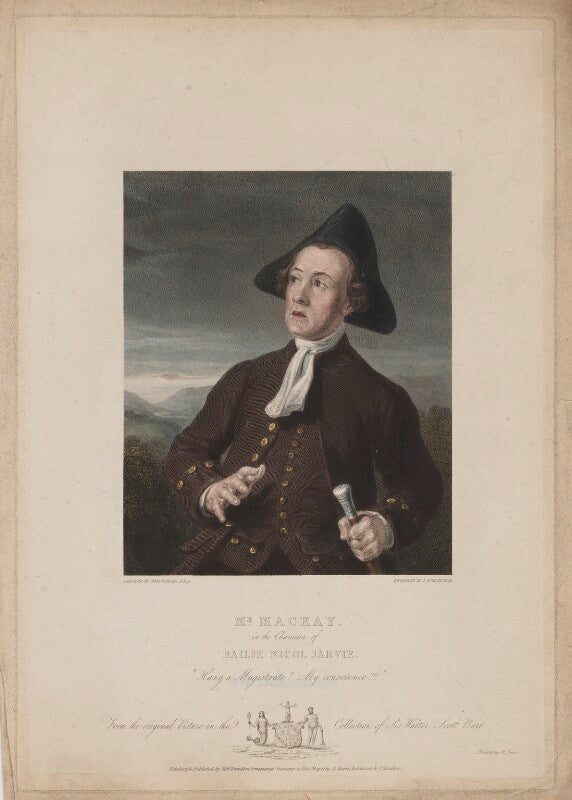 Charles mackay as bailie nicol jarvie in walter scott's 'rob roy' npg d38092
