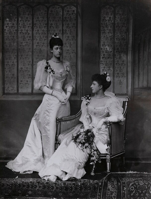 Princess victoria of wales; maud, queen of norway npg ax36412