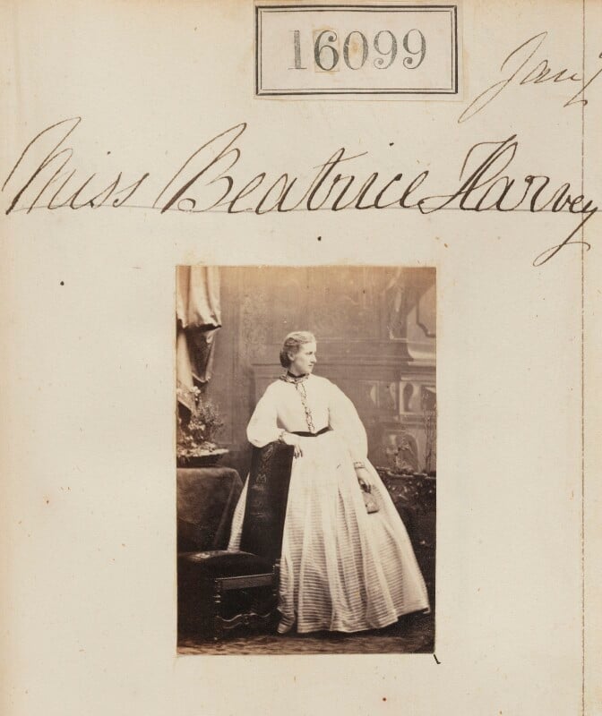 Miss beatrice harvey npg ax64022