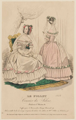 Ball dresses, May 1838 NPG D47739