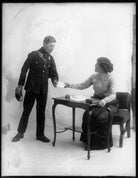 Margaret Chute as Mrs Cowper-Cowper and boy in 'Lady Windermere's Fan' NPG x103962