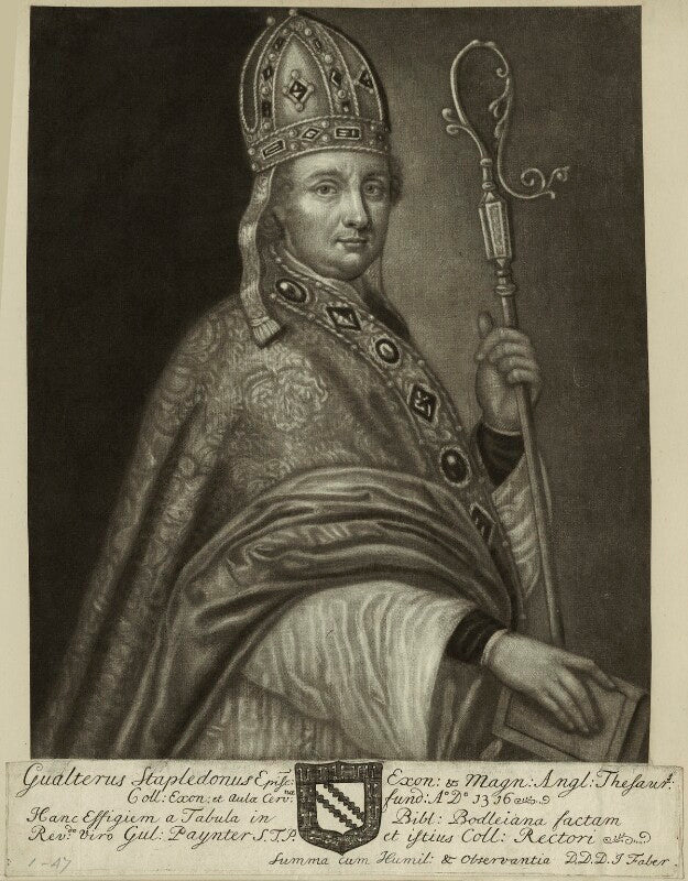 Walter de stapledon npg d23991