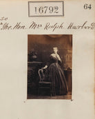 Elizabeth Pole Harbord (née Schenley) NPG Ax64677