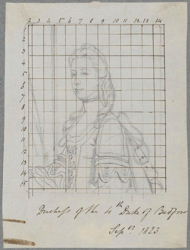 Gertrude russell (née leveson gower), duchess of bedford npg d17208