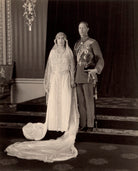 The wedding of King George VI and Queen Elizabeth, the Queen Mother NPG x38413