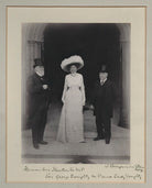 Sir John Henniker Heaton, 1st Bt; Eugenia Bertuance (née Stone), Lady Doughty; Sir George Doughty NPG x135512