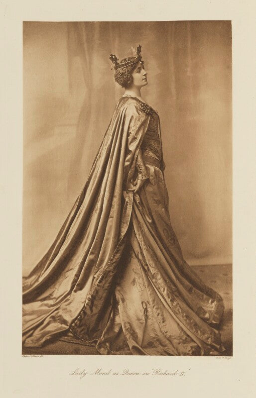Violet florence mabel mond (née goetze), lady melchett as the queen in 'richard ii' npg ax135771