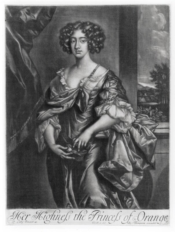 Queen mary ii when princess of orange npg d20351