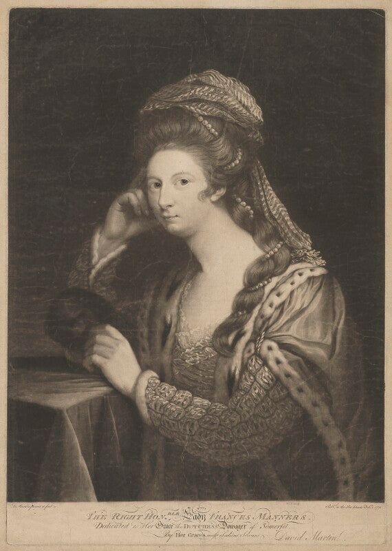 Frances carpenter (née manners, later anstruther), countess of tyrconnell npg d39457
