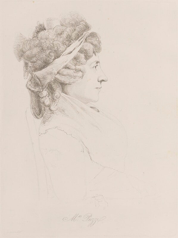Hester lynch piozzi (née salusbury, later mrs thrale) npg d14717