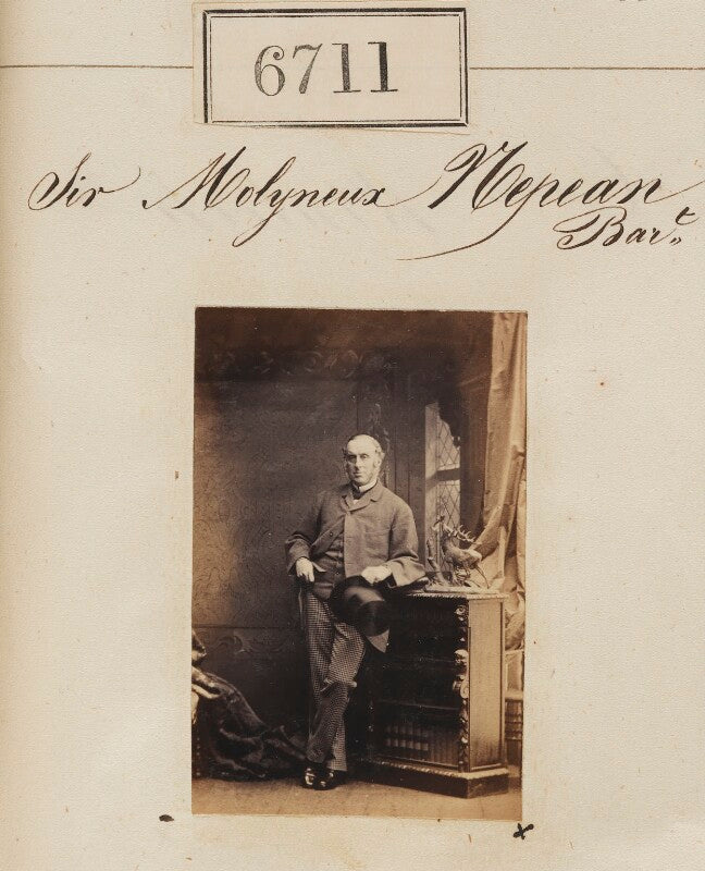 Sir molyneux hyde nepean, 3rd bt npg ax56638