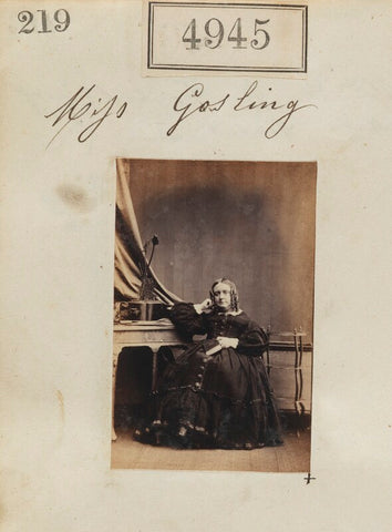 Miss Gosling NPG Ax54953