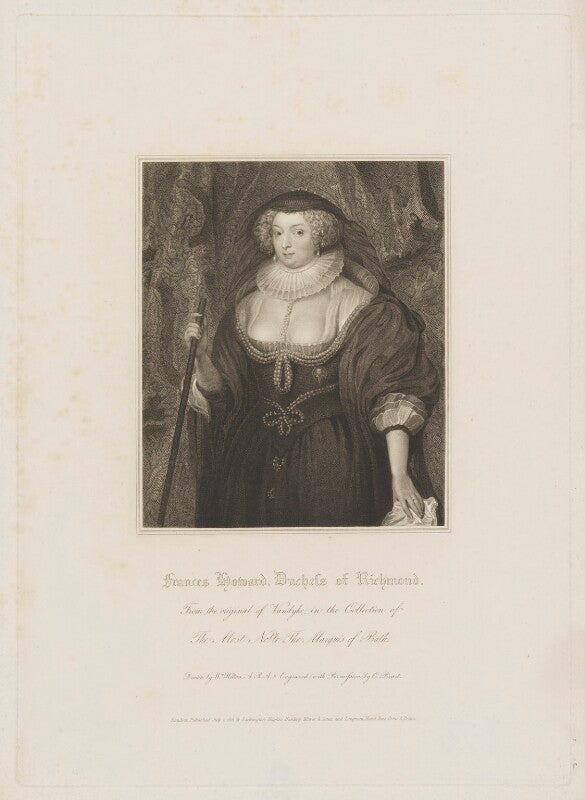 Frances stuart (née howard), duchess of lennox and richmond npg d39734