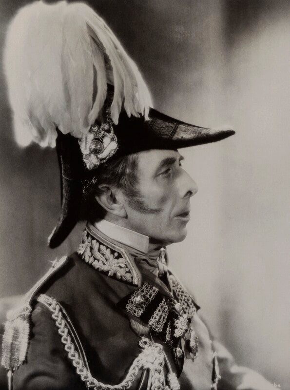 George arliss as the duke of wellington in 'the iron duke' npg x134432
