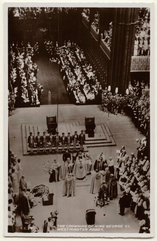 'the coronation of king george vi, westminster abbey' npg x193008