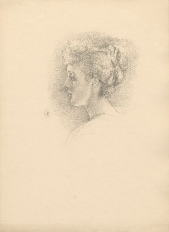 Charlotte monckton lister (née tennant), lady ribblesdale npg d23360