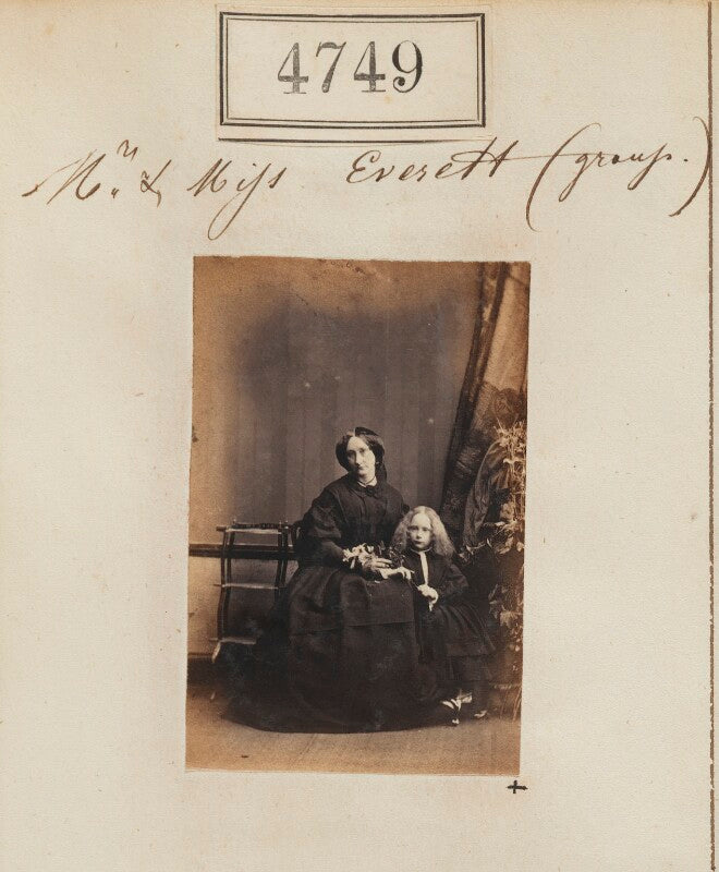 Mrs everett; miss everett npg ax54760