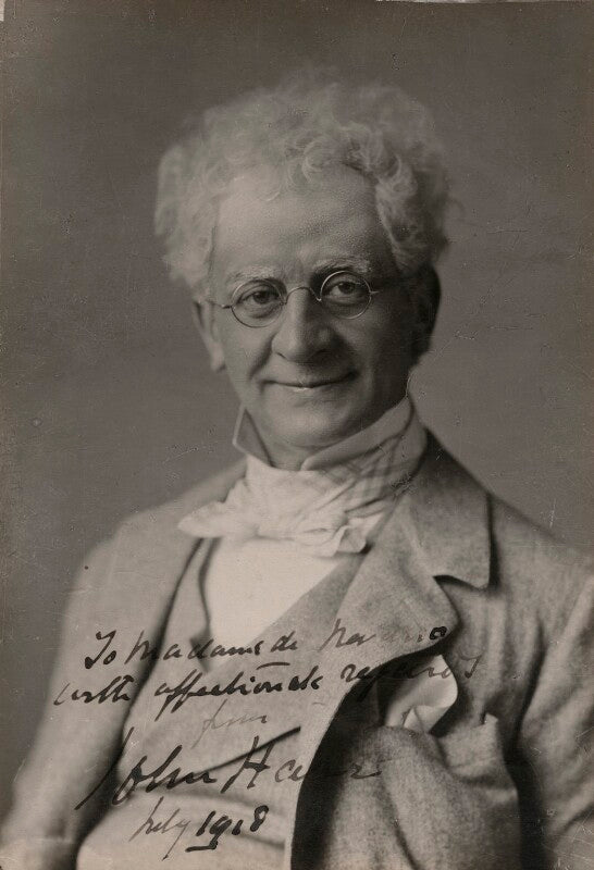Sir john hare as benjamin goldfinch in 'a pair of spectacles' npg x19006