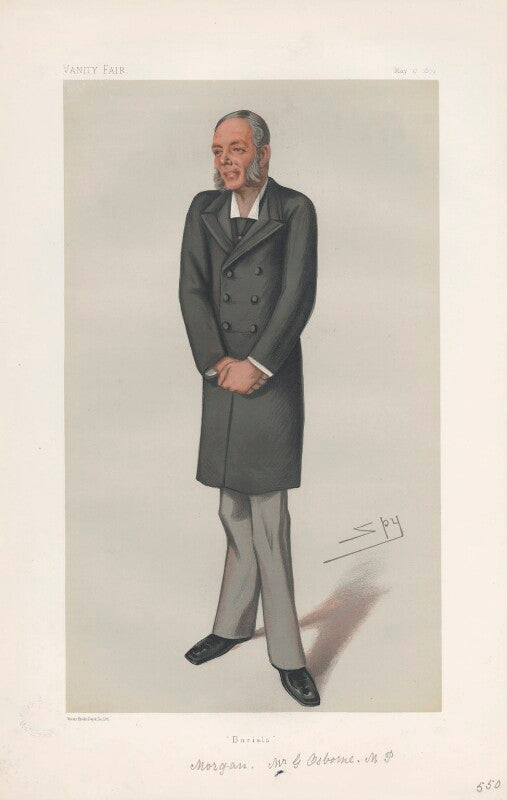 Sir george osborne morgan, 1st bt ('statesmen. no. 302.') npg d43903
