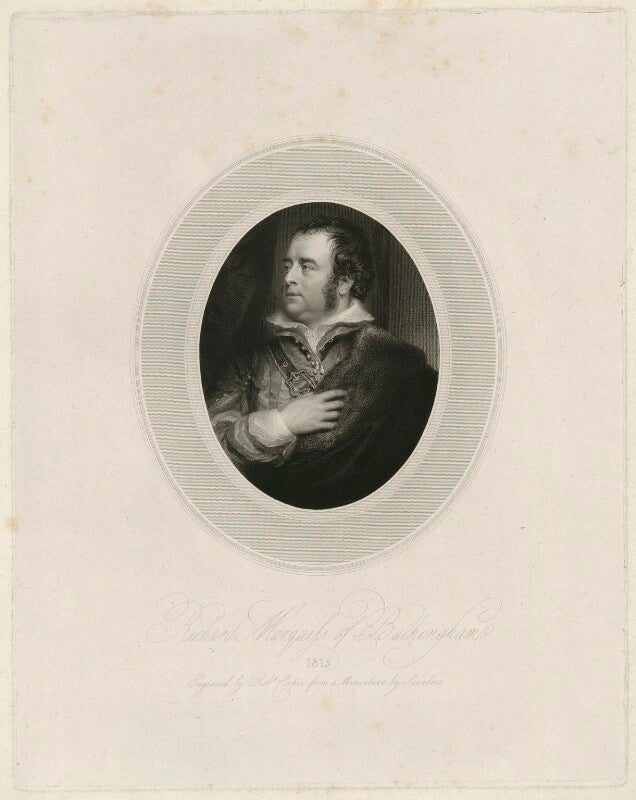 Richard temple nugent brydges chandos grenville, 1st duke of buckingham and chandos npg d32298