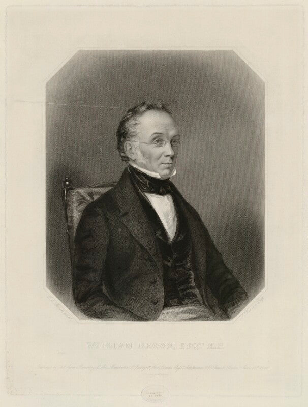 Sir william brown, 1st bt npg d32231