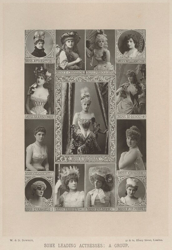 'some leading actresses: a group' npg x134387