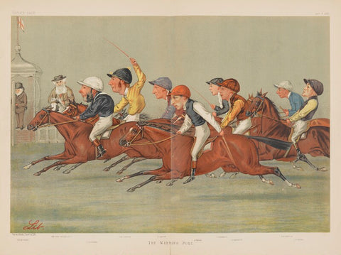 "The Winning Post" (Thomas ('Tom') Cannon Sr, Thomas ('Tom') Cannon Sr and eight others NPG D44415