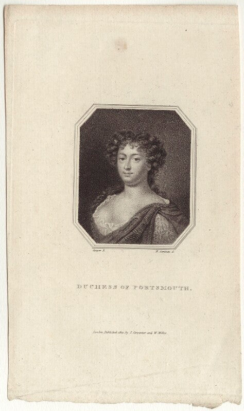 Louise de kéroualle, duchess of portsmouth npg d30504