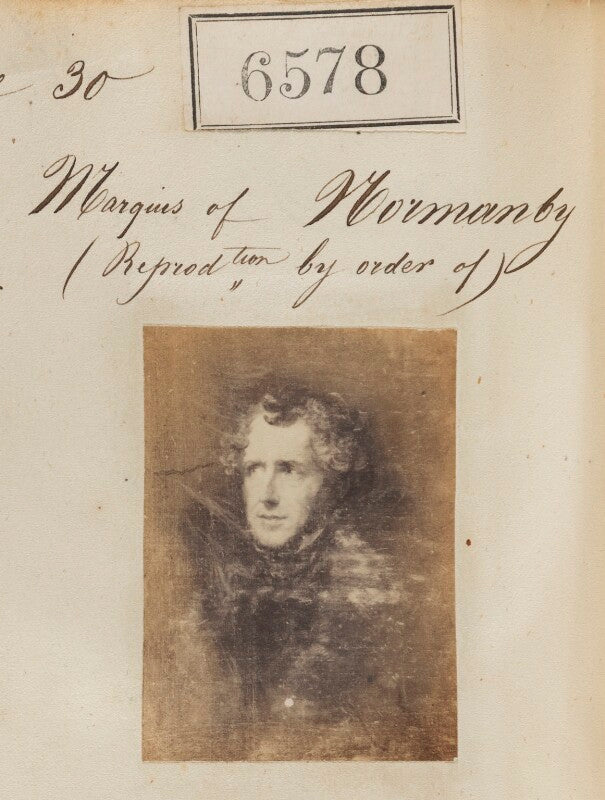 'reproduction by order of marquess of normanby' npg ax56511