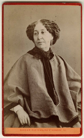 George Sand (Amandine-Aurore-Lucile Dupin, later Baroness Dudevant) NPG Ax17907