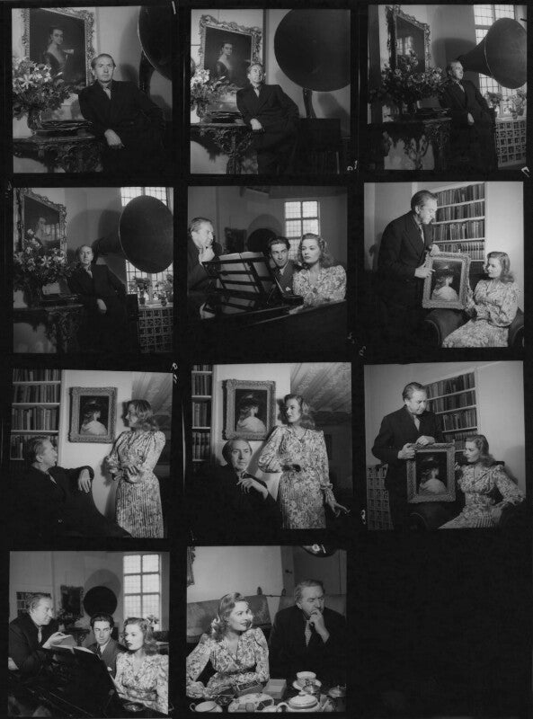 Brian desmond hurst; sally gray and an unknown man npg x195294