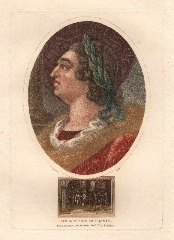 Louis xv, king of france npg d17869