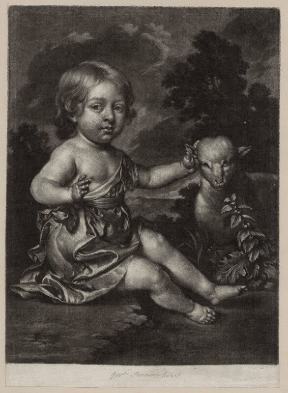 Child with lamb npg d31010