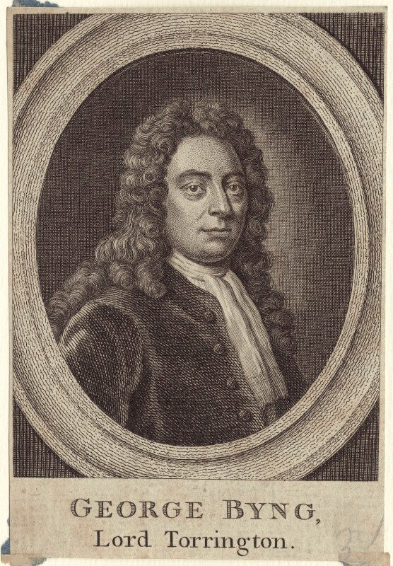 George byng, 1st viscount torrington npg d27529