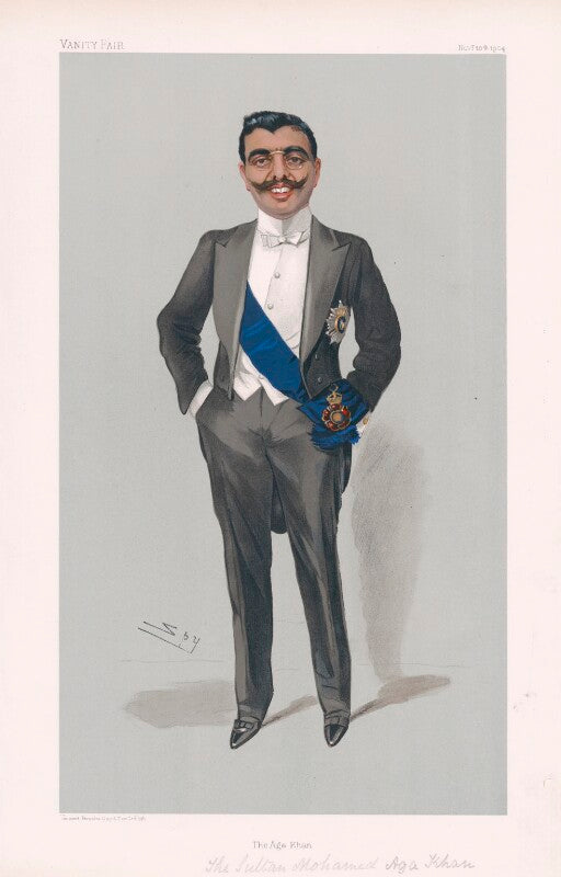 Aga khan iii (mohammed shah) ('men of the day. no. 938. "the aga khan"') npg d45248