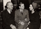 Alfred Lunt; Terence Rattigan; Lynn Fontanne NPG x134903