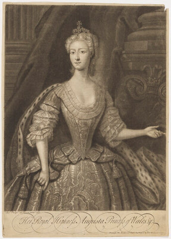 Augusta of Saxe-Gotha, Princess of Wales NPG D10777