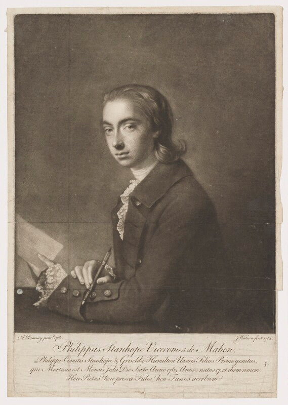 Philip stanhope, viscount mahon npg d38147
