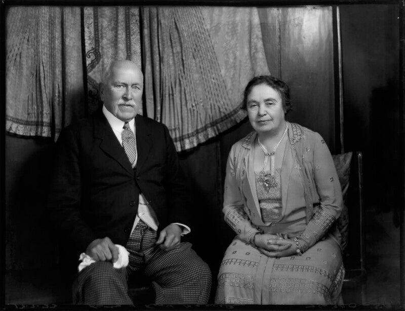 Catharine allanson winn (née lovibond), lady headley; rowland george allanson allanson winn, 5th baron headley npg x150822