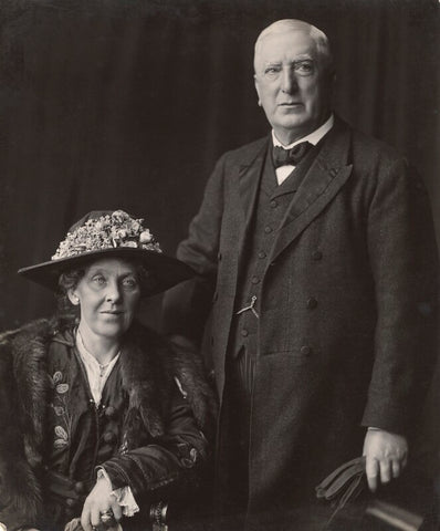 Sir Richard David Muir and his wife Mary Beatrice (née Leycester), Lady Muir NPG x45296