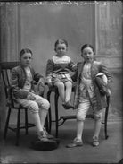 Kenelm Charles Edward Pepys with his brothers John and Mark. NPG x33669