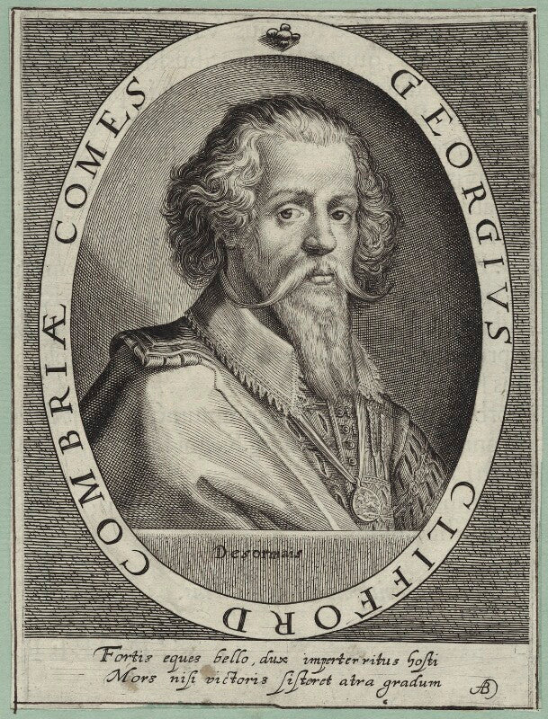George clifford, 3rd earl of cumberland npg d25165