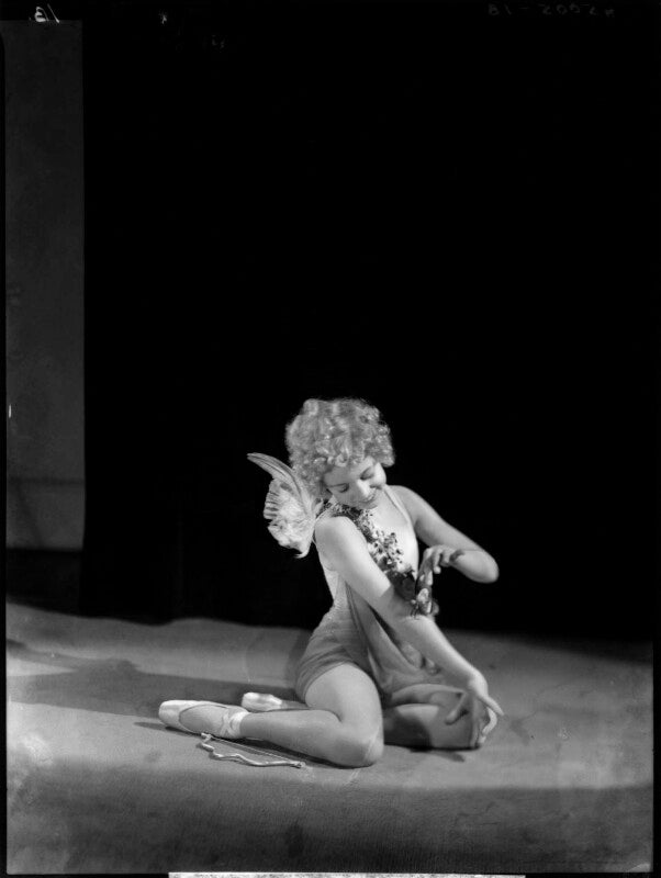 Helen ('bunty') kelley (later bernstein) as cupid in 'queen of hearts' npg x153487