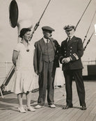 Ishbel MacDonald; Ramsay MacDonald; Sir Arthur Henry Rostron NPG x198499