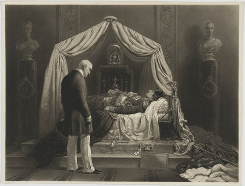 The Duke of Wellington visiting the Effigy and Personal Relics of Napoleon (Arthur Wellesley, 1st Duke of Wellington) NPG D13760