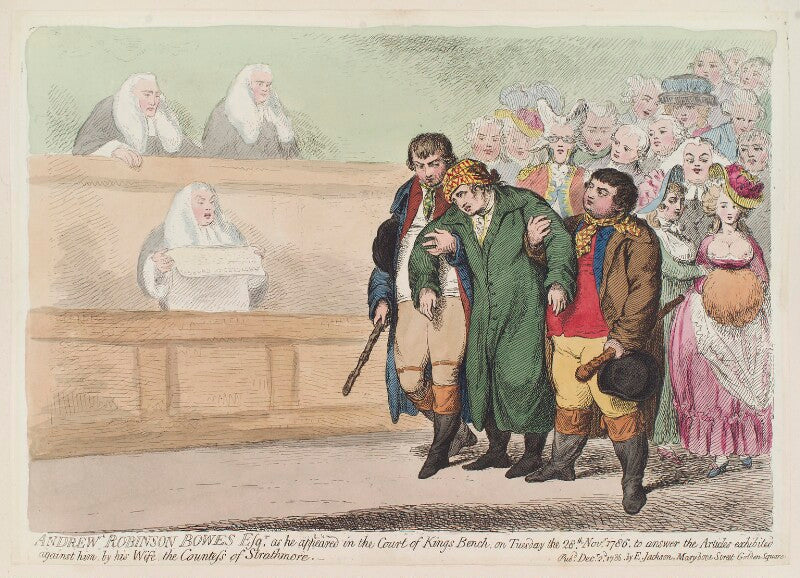 'andrew robinson bowes esqr. as he appeared in the court of kings bench' npg d12353