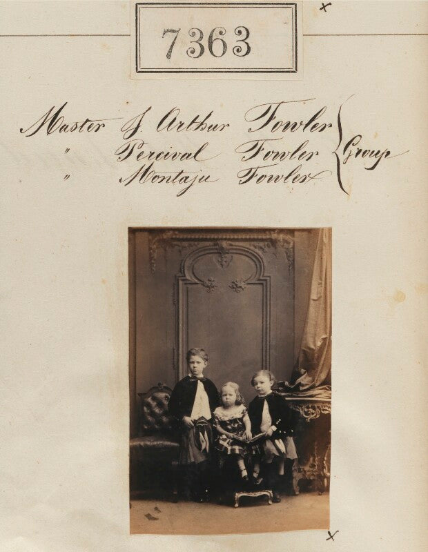 Master s. arthur fowler; master percival fowler; master montaju fowler npg ax57273